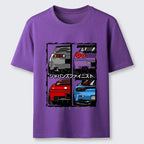 Vintage Japanese Car Tee for Casual Wear
