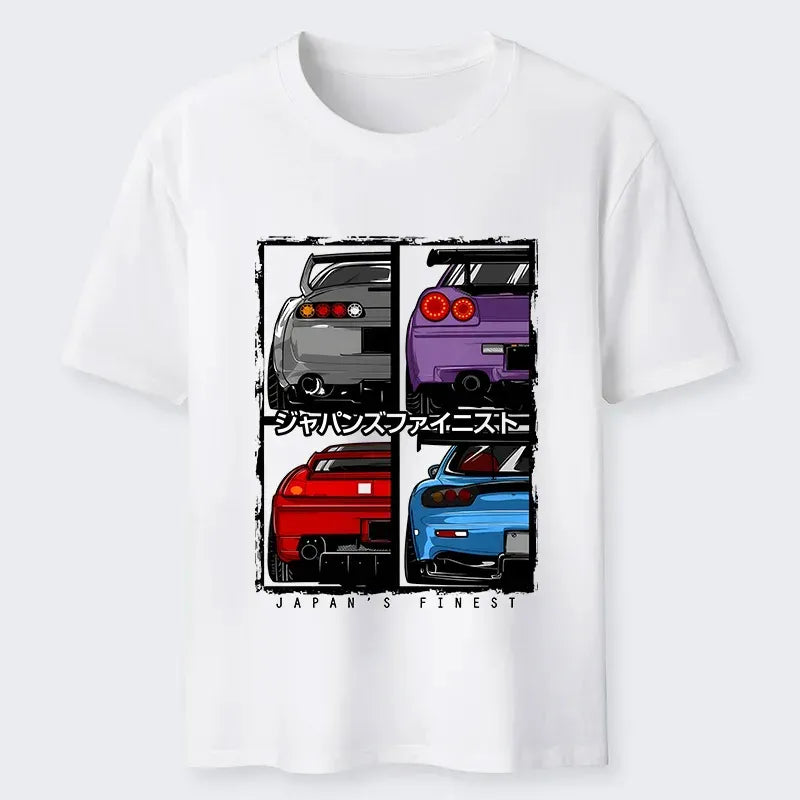 Vintage Japanese Car Tee for Casual Wear