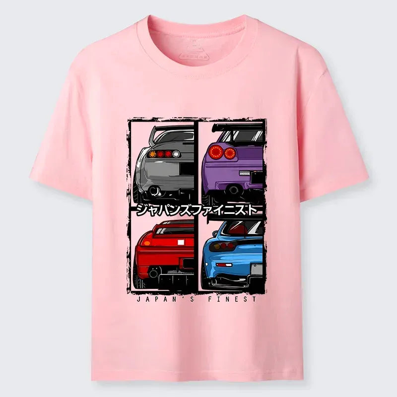 Vintage Japanese Car Tee for Casual Wear