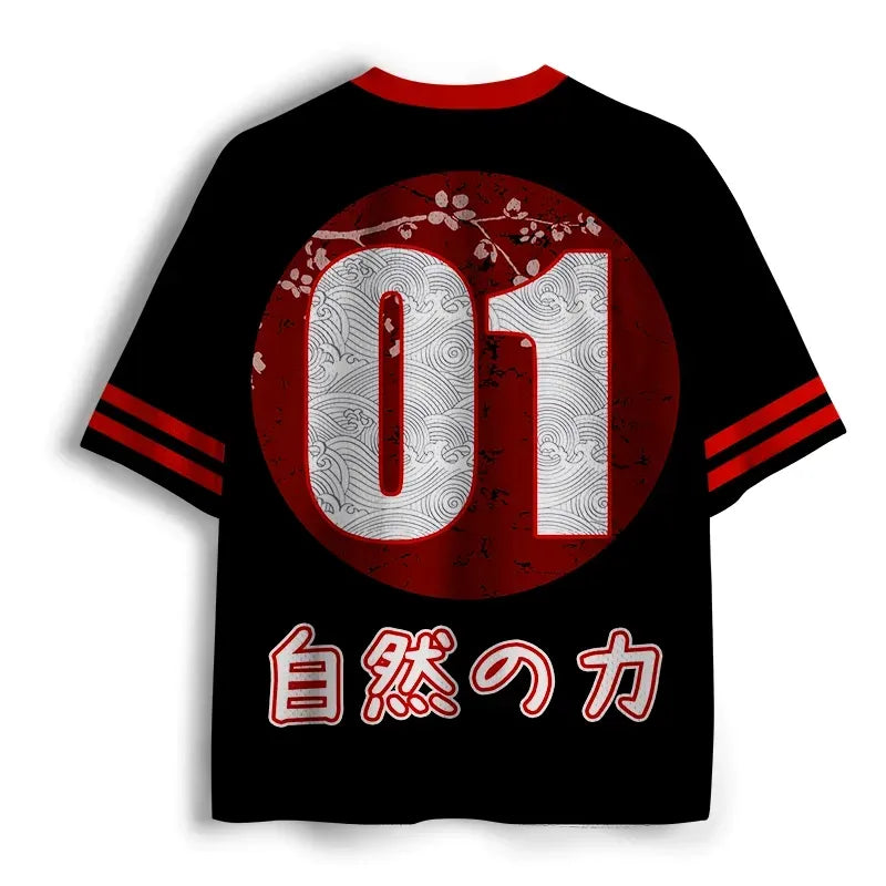 Japanese sakura mesh jersey for fitness