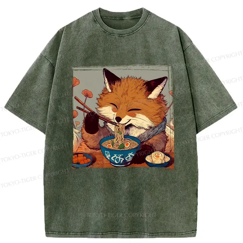 Vintage Kyoto Lion Fox Tee for Streetwear