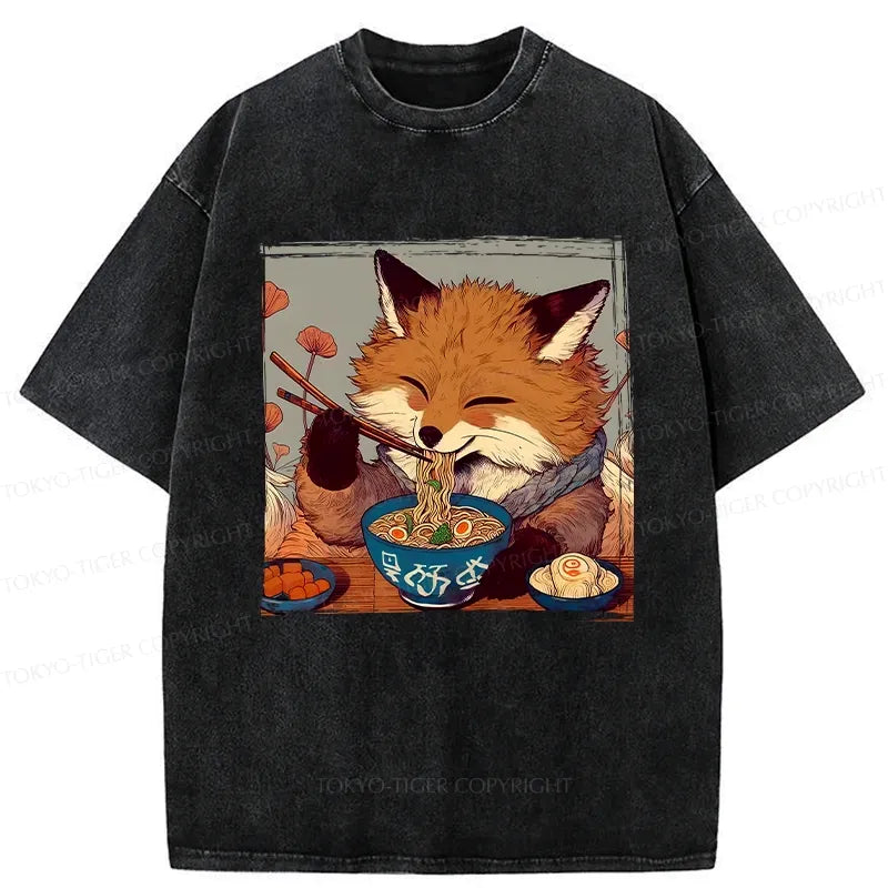 Vintage Kyoto Lion Fox Tee for Streetwear