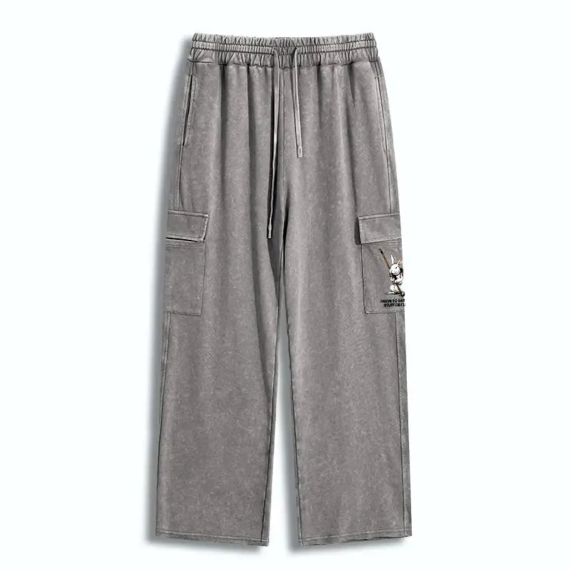 Comfortable Unisex Sweatpants with Japanese Art
