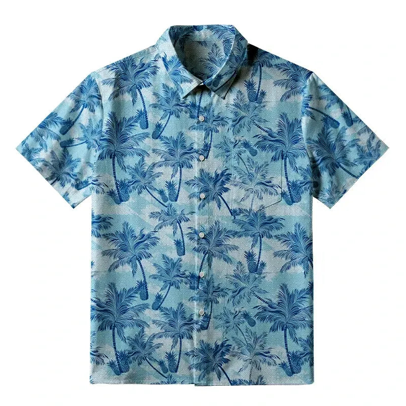 Japanese Button-up Shirt for Vacation