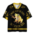 Kyoto-Lion Watercolor Golden Tree Grog Mesh Jersey