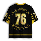 Kyoto-Lion Watercolor Golden Tree Grog Mesh Jersey