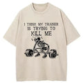 Kyoto Lion Funny Gym T-Shirt