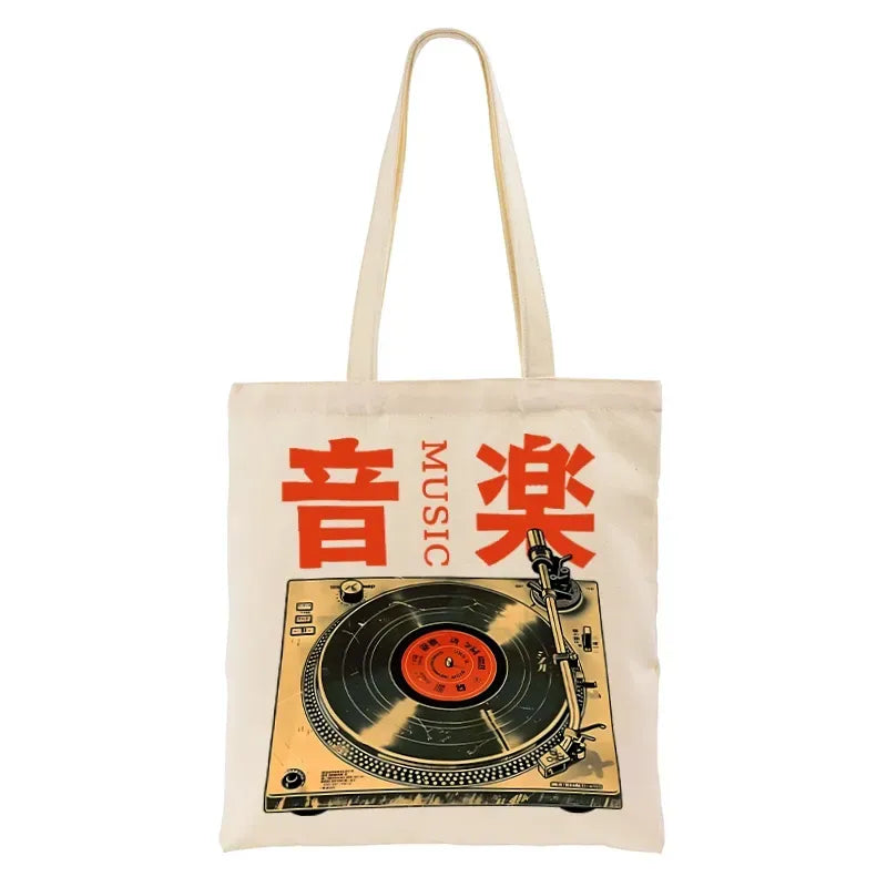 unisex Japanese tote bag for daily wear