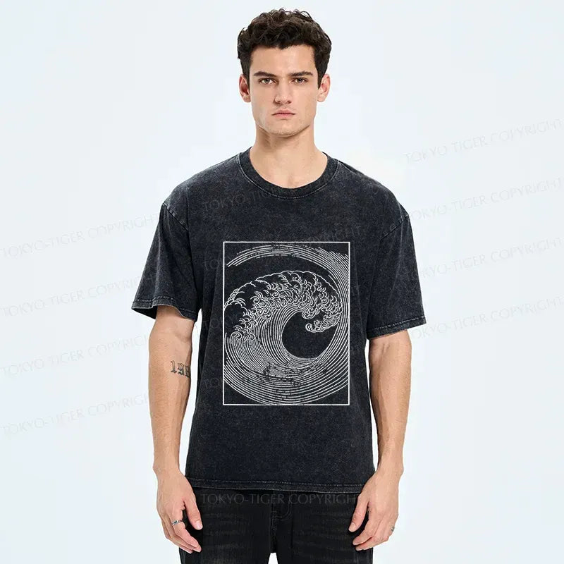 Japanese Minimalist Wave T-Shirt