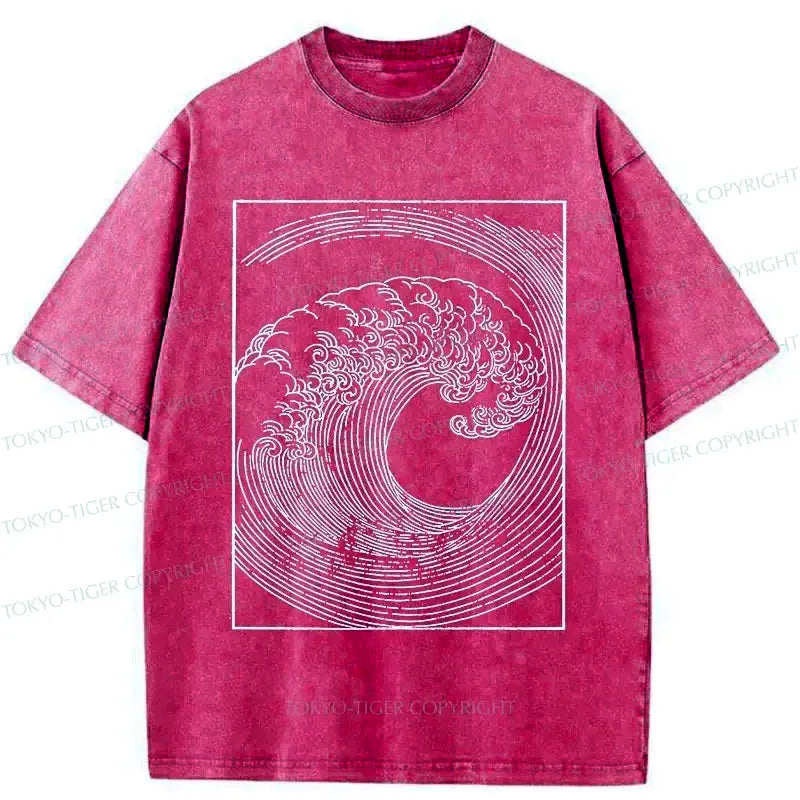 Japanese Minimalist Wave T-Shirt