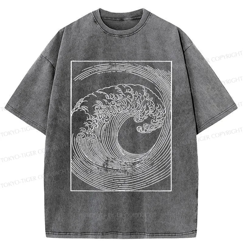 Japanese Minimalist Wave T-Shirt