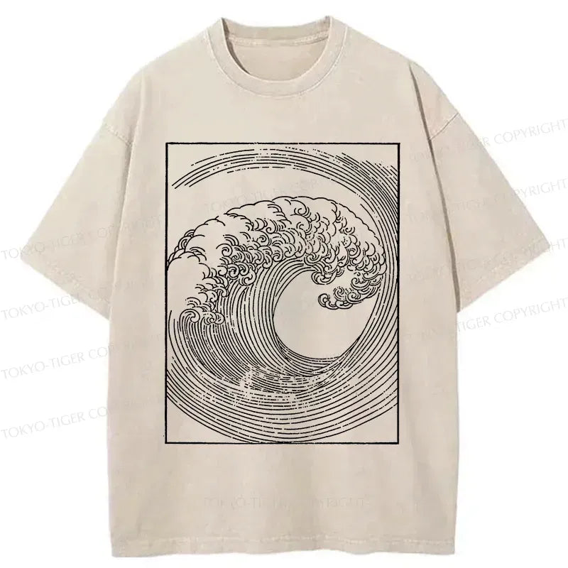 Japanese Minimalist Wave T-Shirt