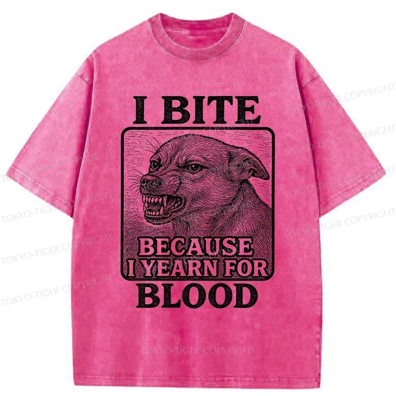 Kyoto-Lion Angry Dog Washed T-Shirt