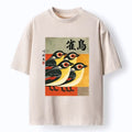 Retro Japanese Print T-Shirt Free Shipping