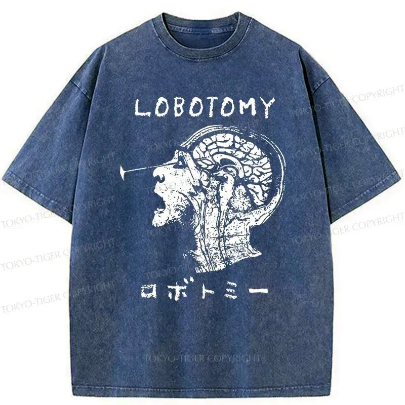 Kyoto-Lion Horrible Surgery Washed T-Shirt