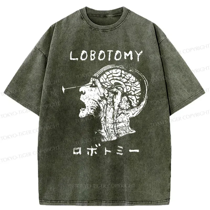 Kyoto-Lion Horrible Surgery Washed T-Shirt