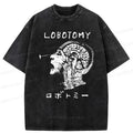 kyoto lion washed t-shirt for men