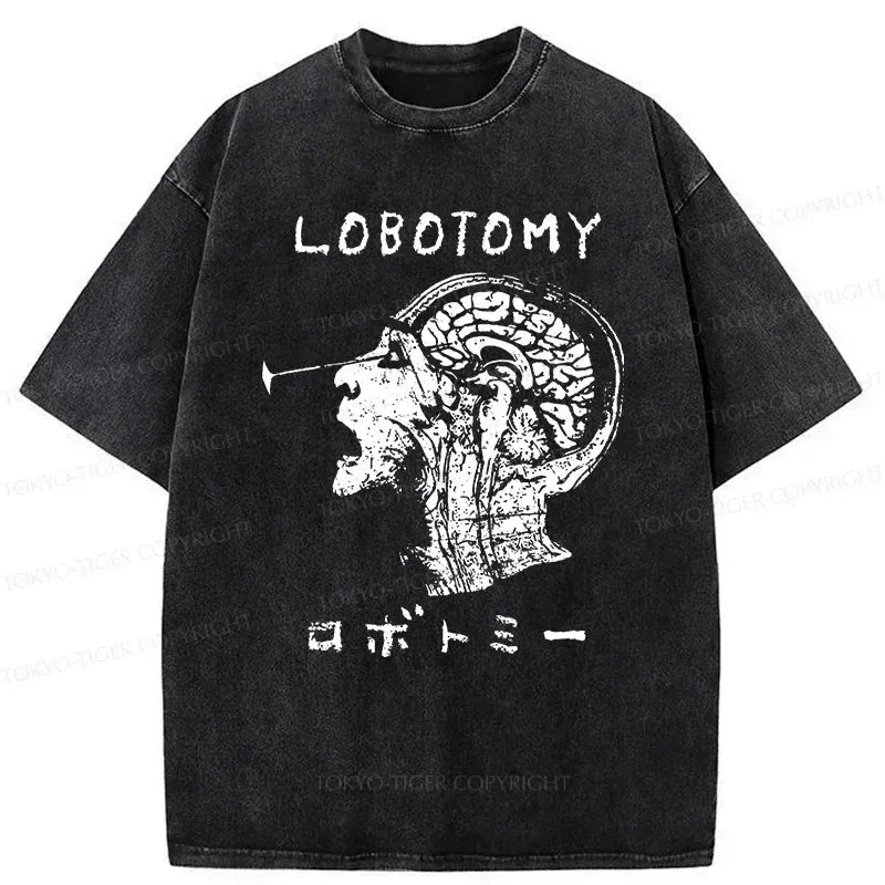 kyoto lion washed t-shirt for men