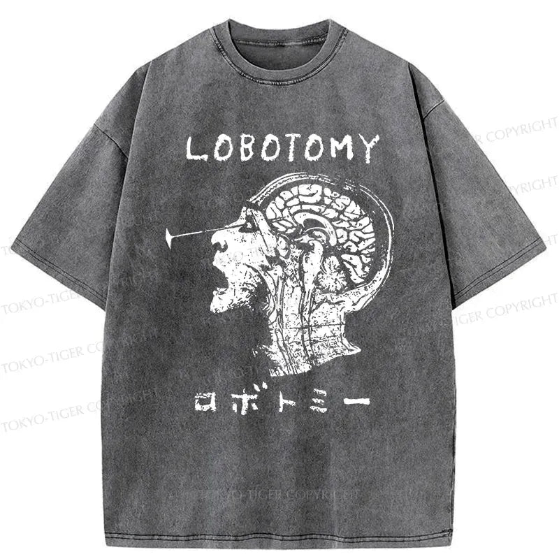 Kyoto-Lion Horrible Surgery Washed T-Shirt
