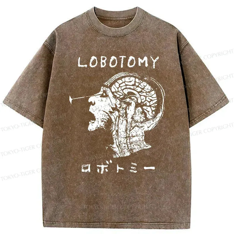 kyoto lion washed t-shirt for men