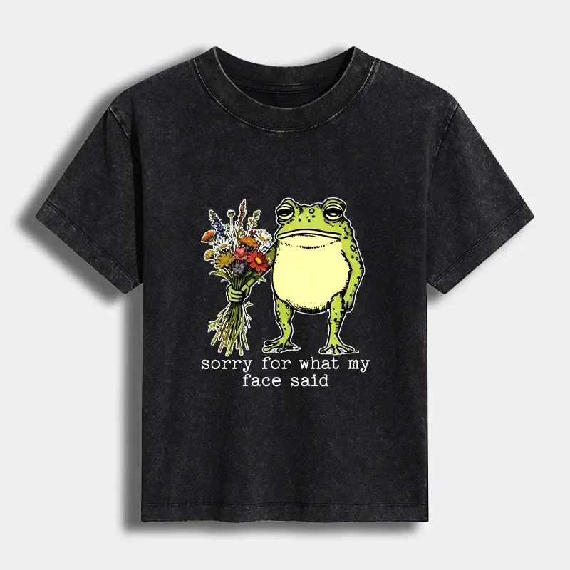 Japanese Vintage Frog Washed T-shirt