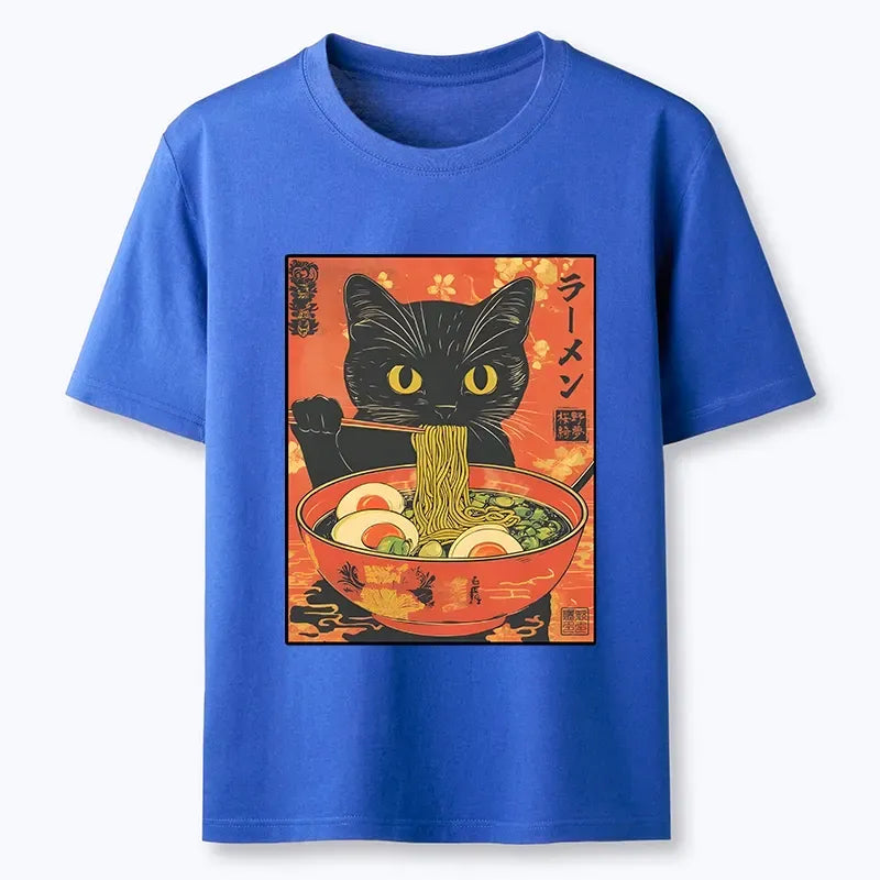 Funny Black Cat Shirt for Men