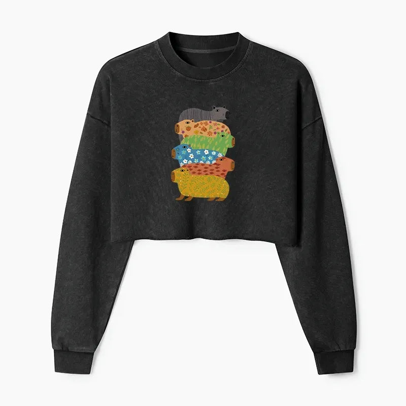 Trendy Kyoto Capybara Crop Top on Sale