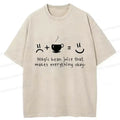 Kyoto-Lion Magic Coffee Beans Washed T-Shirt