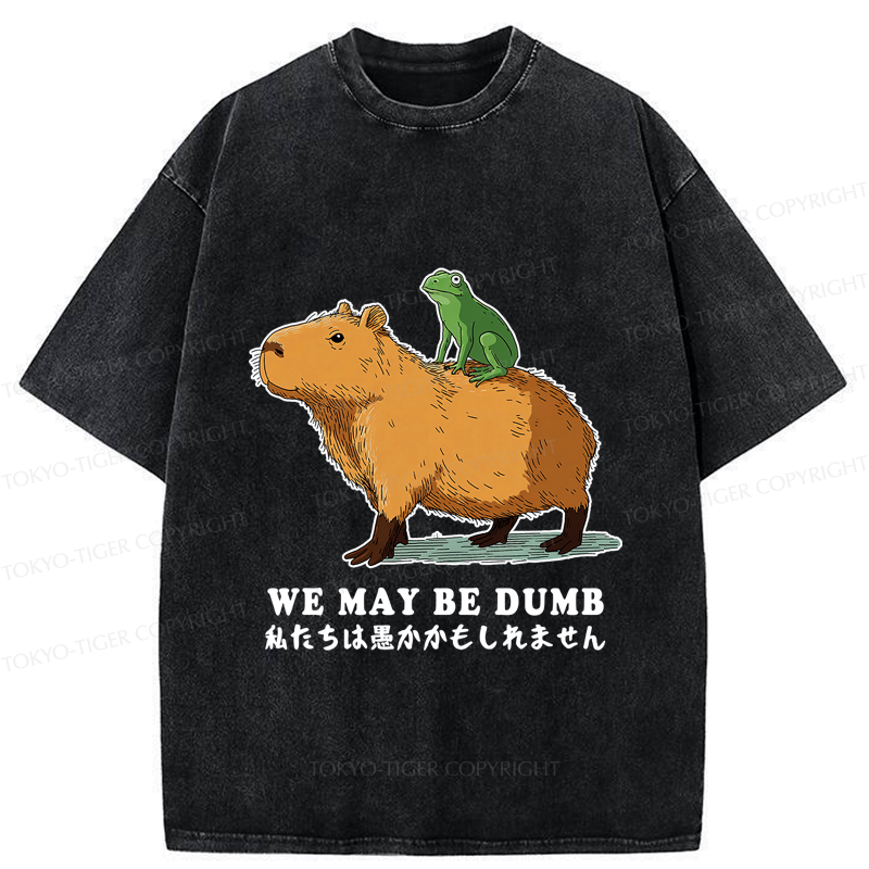 Kyoto-Lion Dumb & Dumber Duo Washed T-Shirt