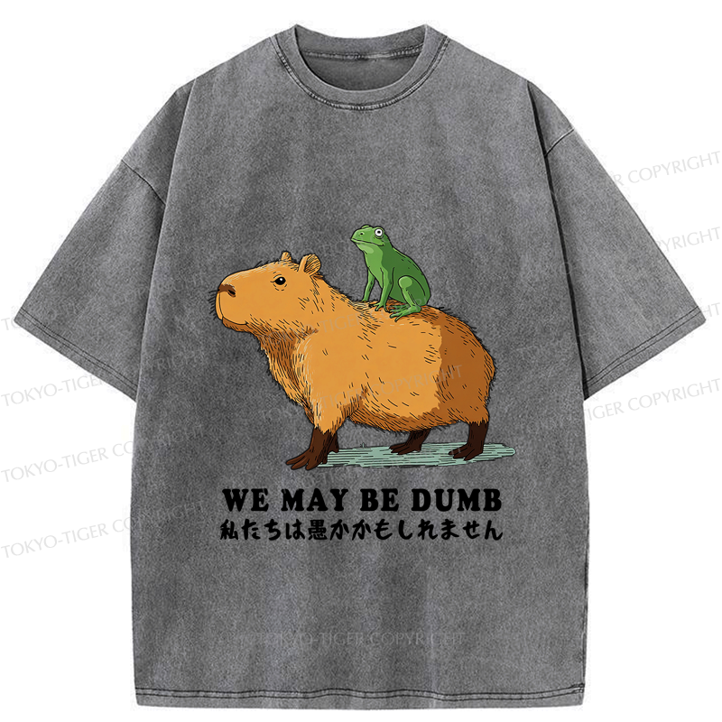Kyoto-Lion Dumb & Dumber Duo Washed T-Shirt
