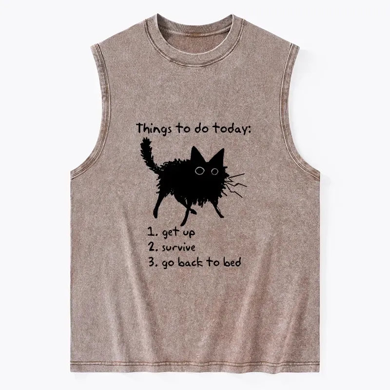 Trendy Washed Tank Top for Summer