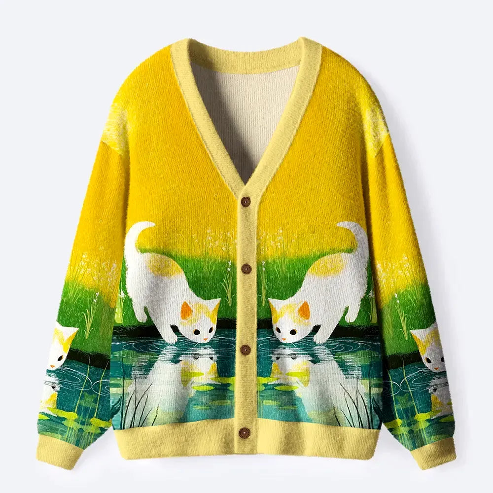 soft cardigan sweater for streetwear style