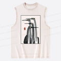 Vintage Japanese Art Tank Top on Sale