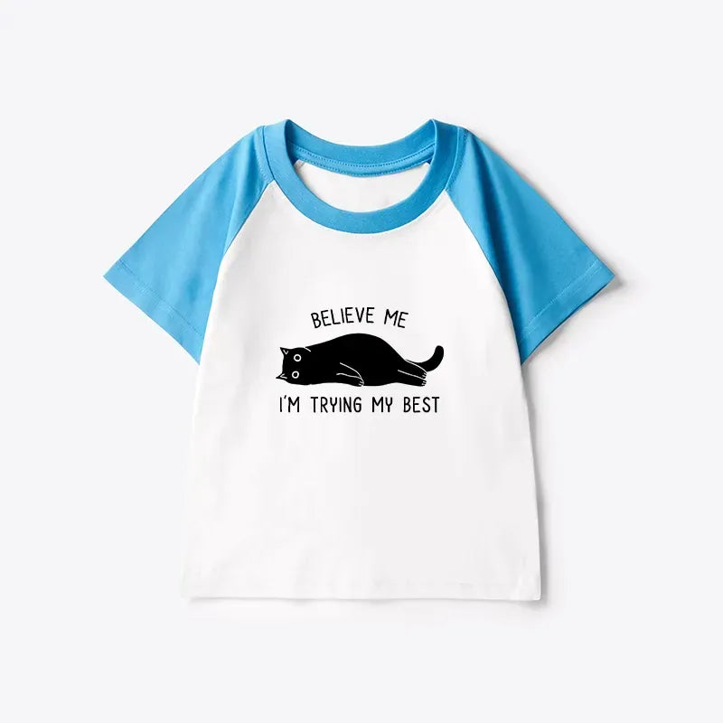 Japanese kids raglan t-shirt