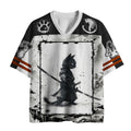 Best Seller Samurai Cat Mesh Jersey for Fitness