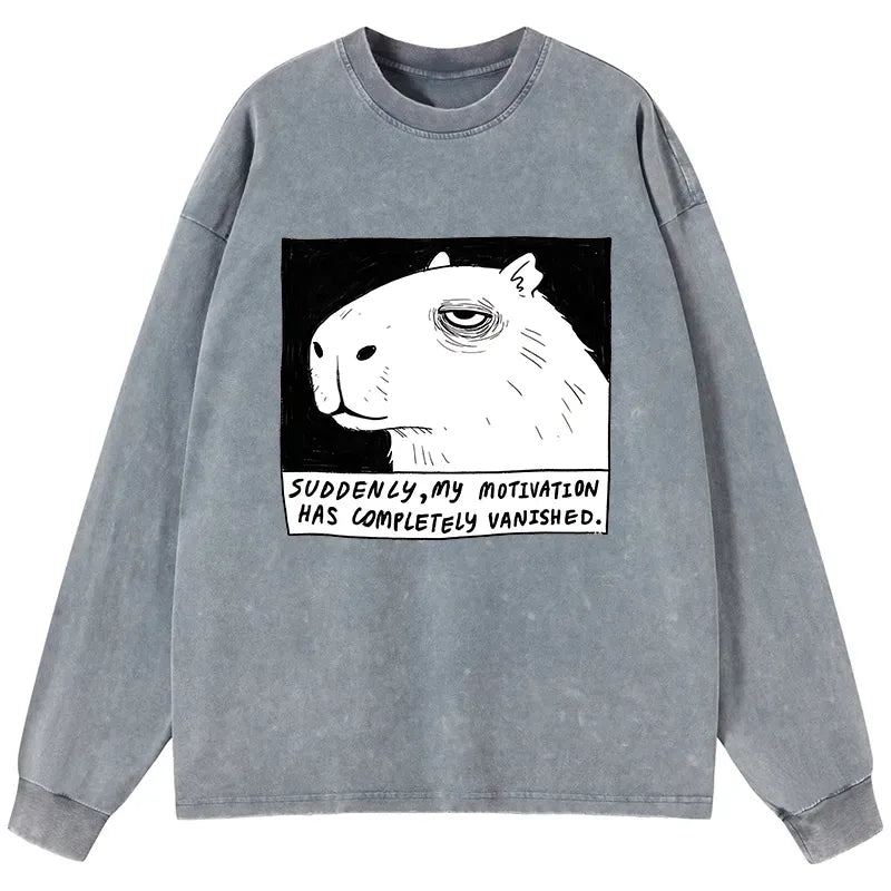 Japanese Washed Long Sleeve T-Shirt