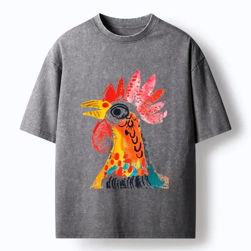 Bold Chicken Ink Unisex Tee for Daily Wear