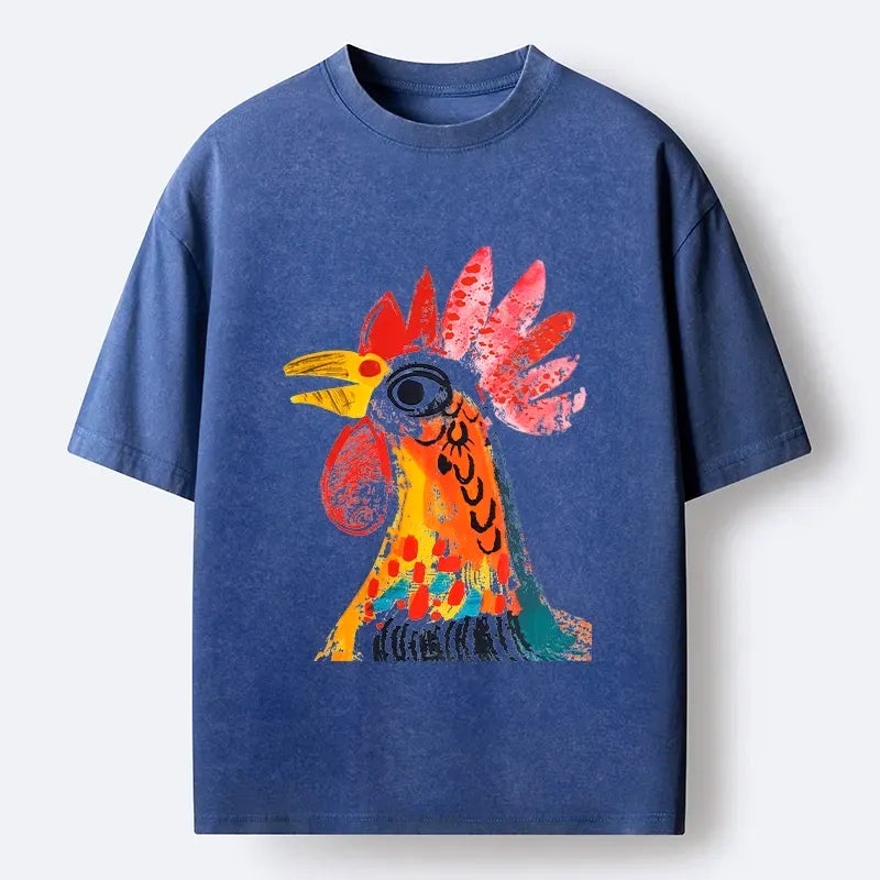 Bold Chicken Ink Unisex Tee for Daily Wear
