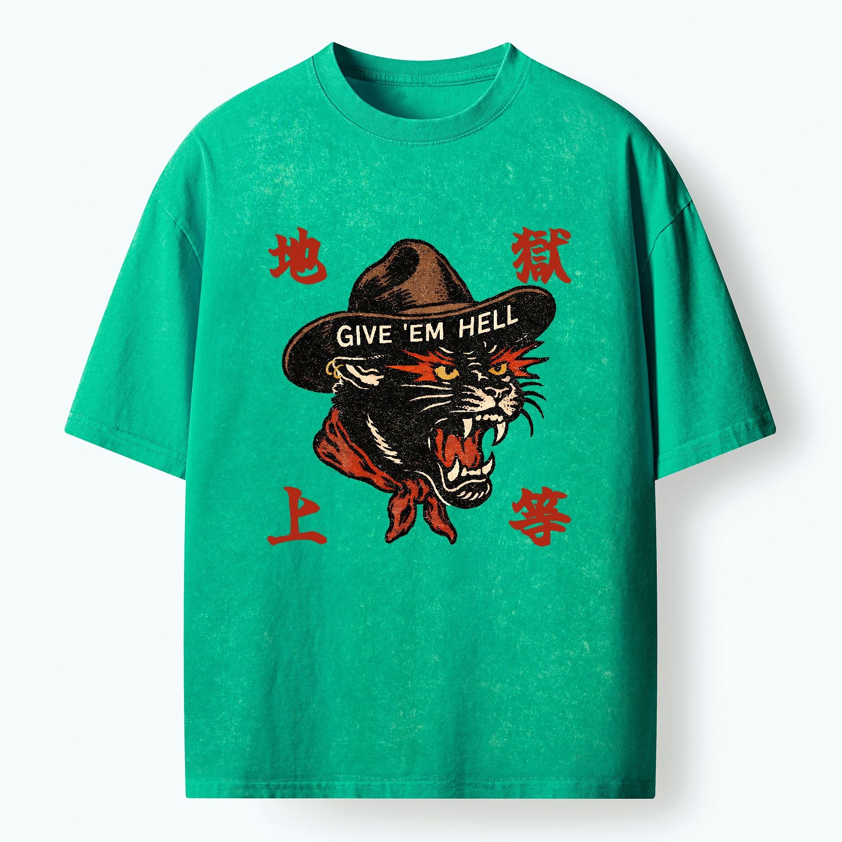 Kyoto lion unisex cotton t-shirt