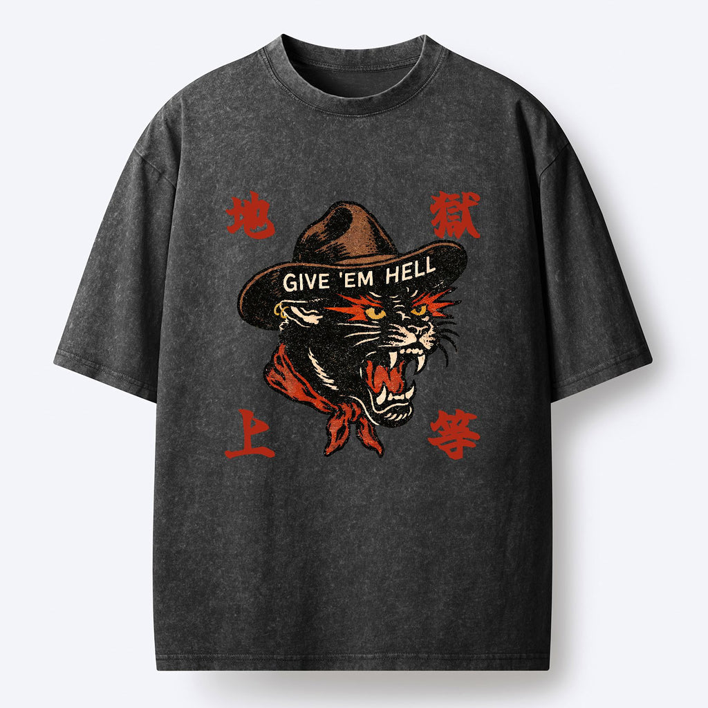 Kyoto lion t-shirt free shipping