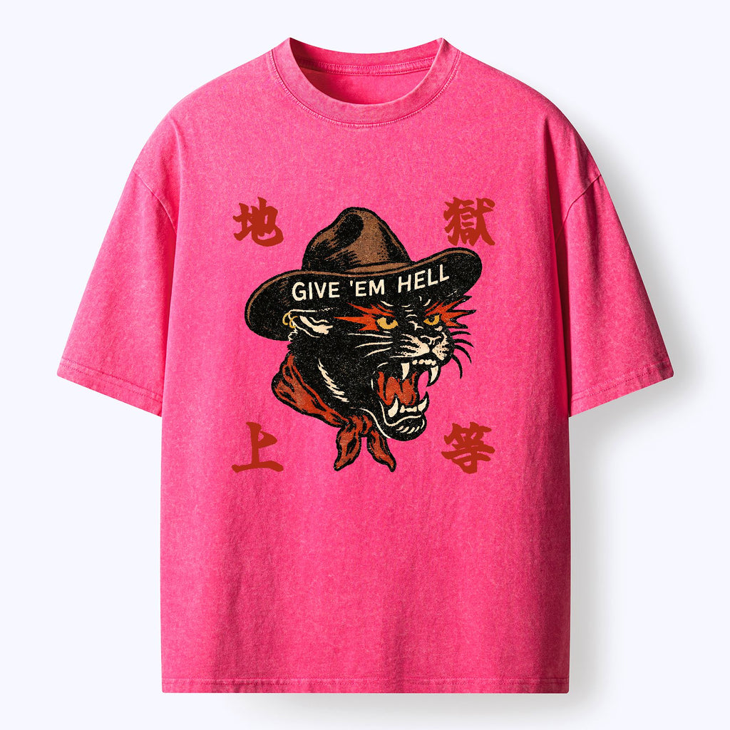Japanese vintage washed t-shirt for men