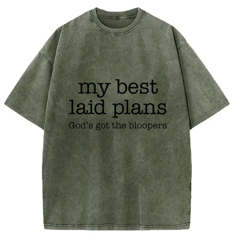 washed unisex t-shirt for gift idea