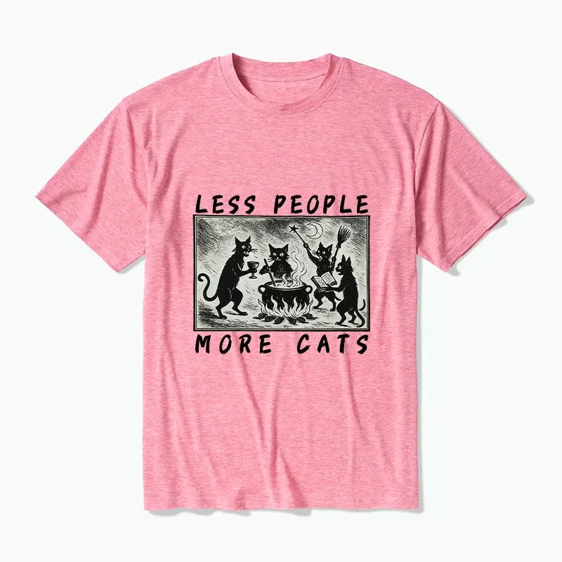 Kyoto-Lion Cat Sacrifice Ceremony Cotton Blend T-Shirt