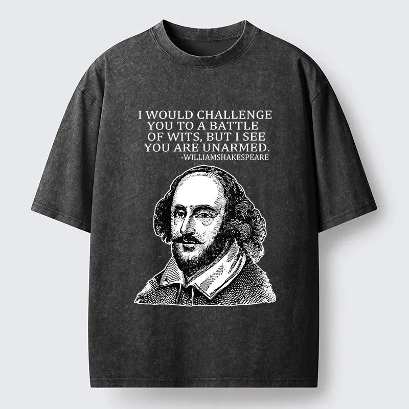 Kyoto-Lion Your Intelligence Is Inferior To Mine Washed T-Shirt
