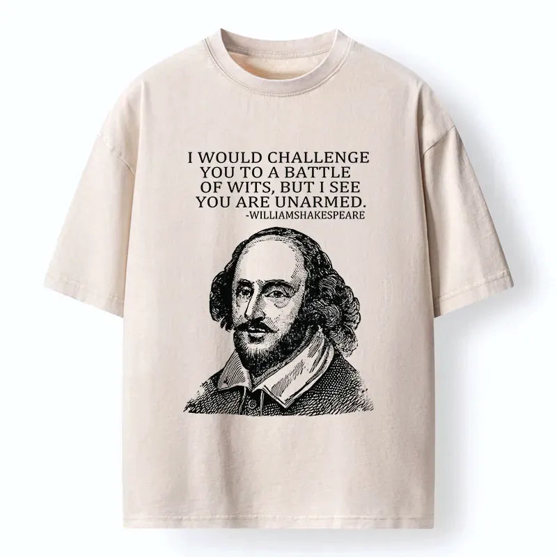 Kyoto-Lion Your Intelligence Is Inferior To Mine Washed T-Shirt