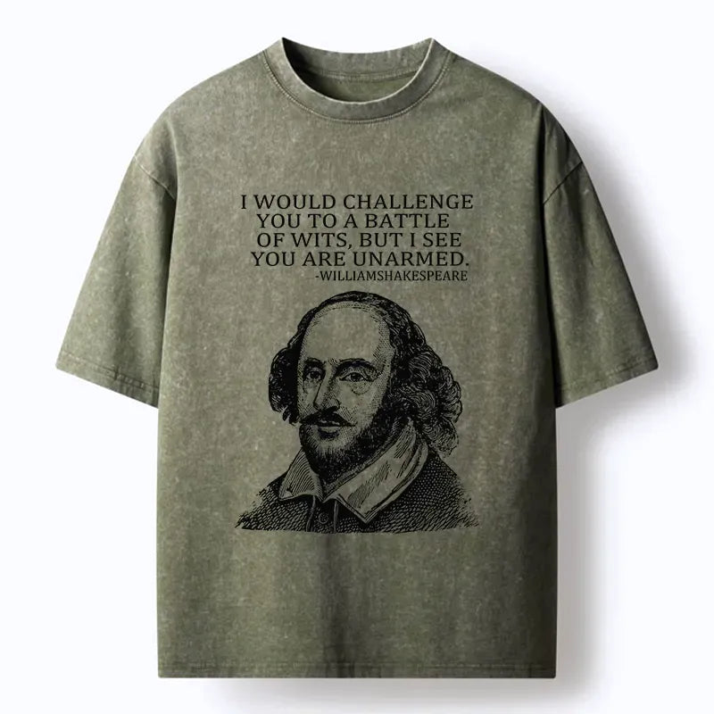 Kyoto-Lion Your Intelligence Is Inferior To Mine Washed T-Shirt