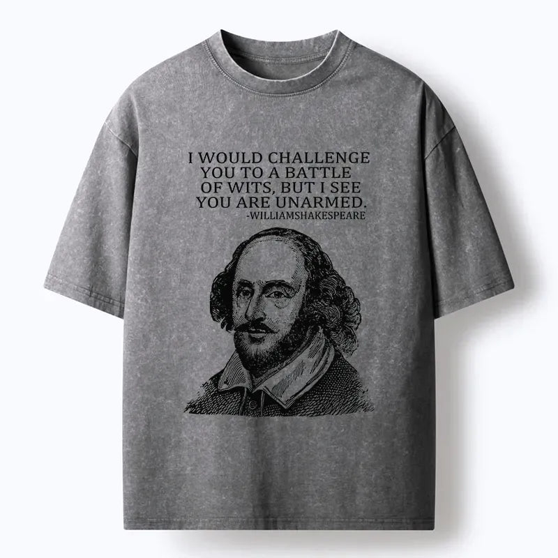 Kyoto-Lion Your Intelligence Is Inferior To Mine Washed T-Shirt