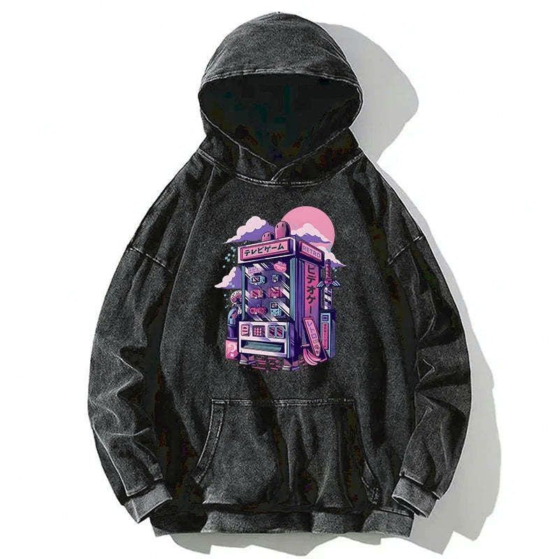 Kyoto lion vintage streetwear hoodie