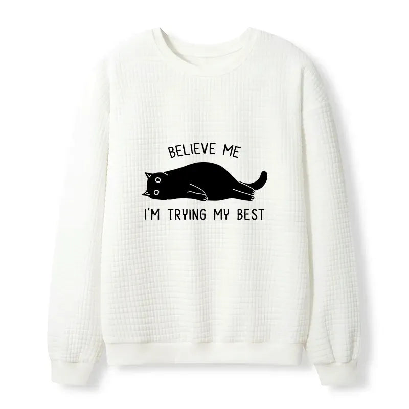 Unisex Waffle Sweatshirt with Free Shipping