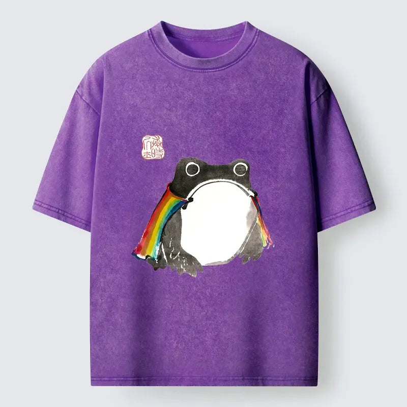 Kyoto-Lion Washed T-Shirt on Sale